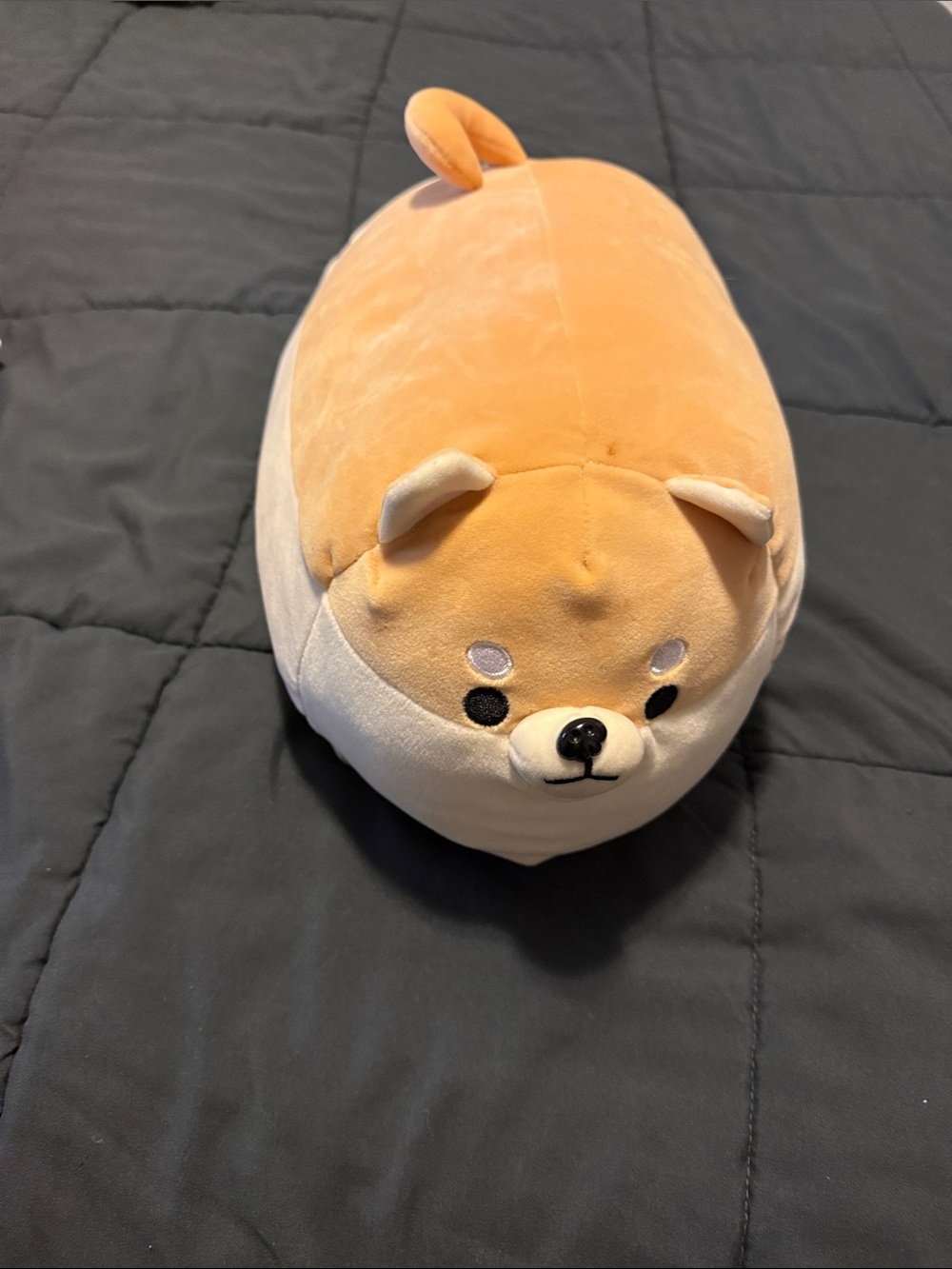 Tan & Cream Plush Dog - Soft Shiba Inu Plush